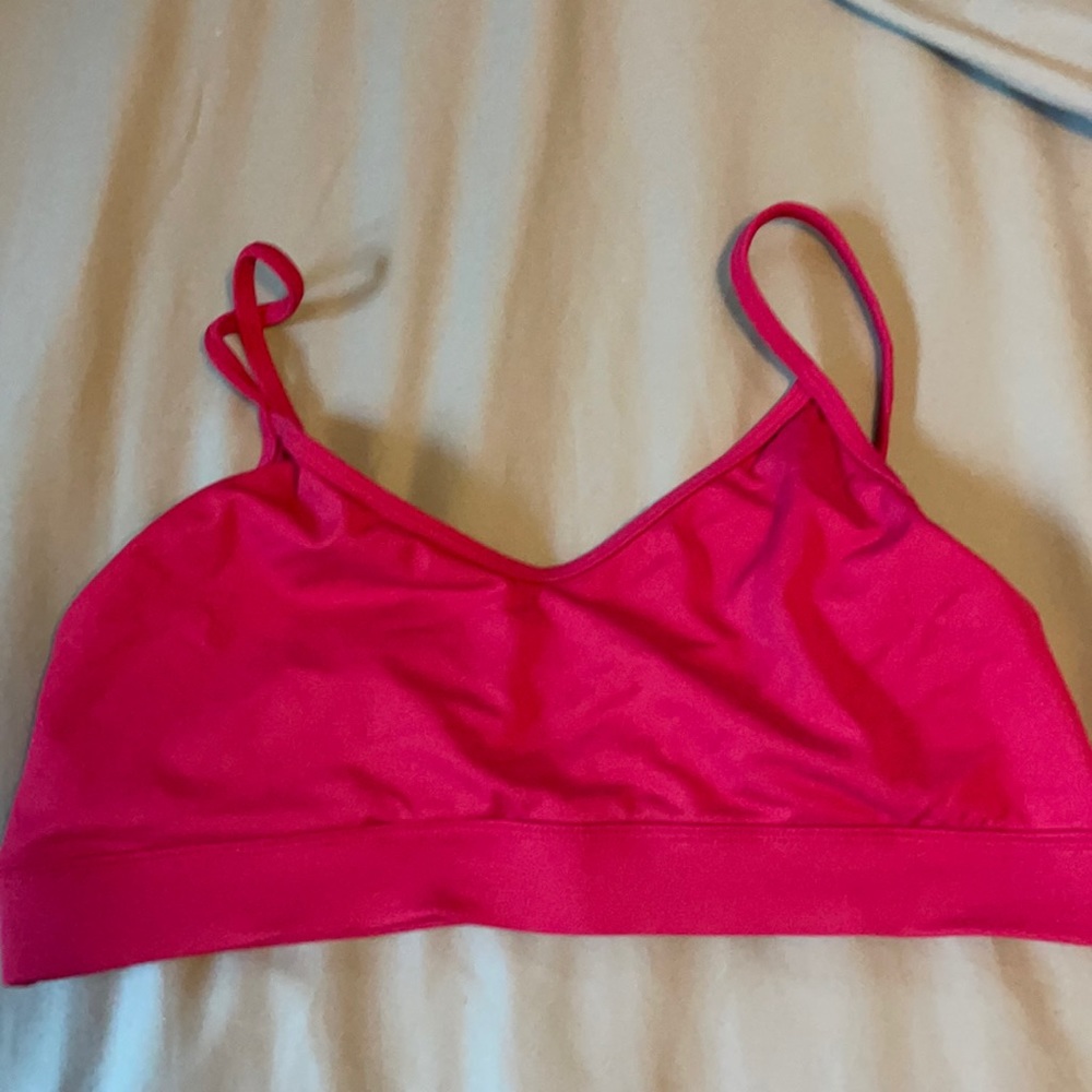 Líquido hot pink sports bra